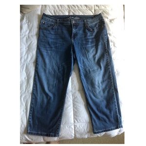 INC denim capri pants